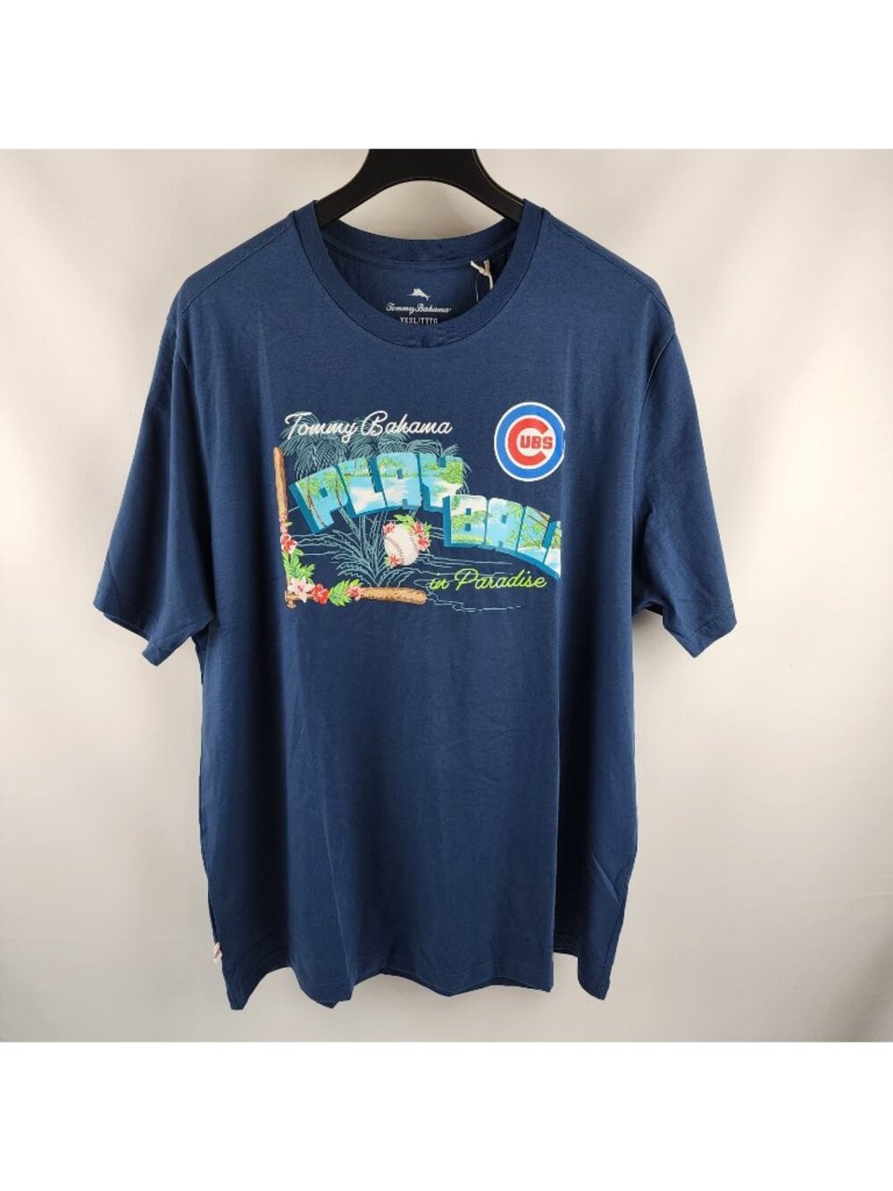 SOLD OUT Tommy Bahama Shirt Mens 3XL Blue Sport Play Ball Cubs S/S Tee NWT
